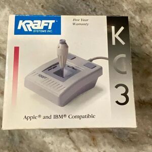 Kraft KC3 Precision Joystick Apple / IBM Compatible Original Box Instructions